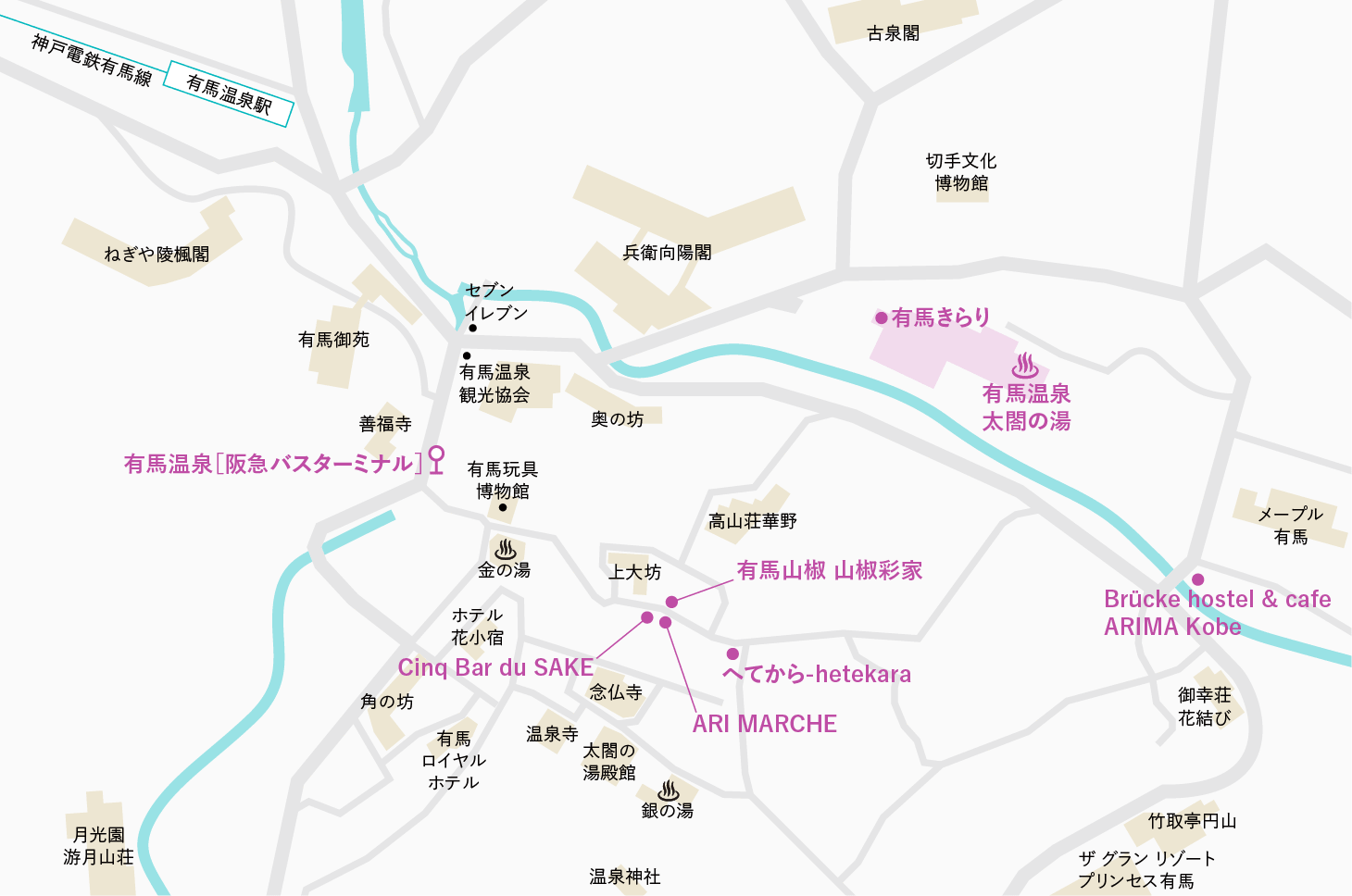 有馬温泉MAP