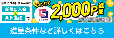 進呈条件など詳しくはこちら