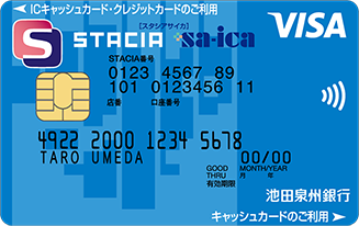 エメラルド STACIA PiTaPa MUFGカード(Visa,Mastercard®)